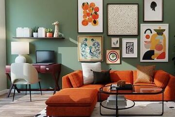 أفكار في الديكور تساعدك على إعادة تجديد غرفة المعيشة