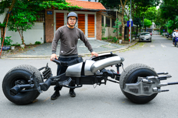 شاهد بالصور والفيديو.. طالب من فيتنام يتمكن من تحقيق حلمه في بناء مركبة باتمان